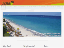 Tablet Screenshot of paradise-island-tanning.com